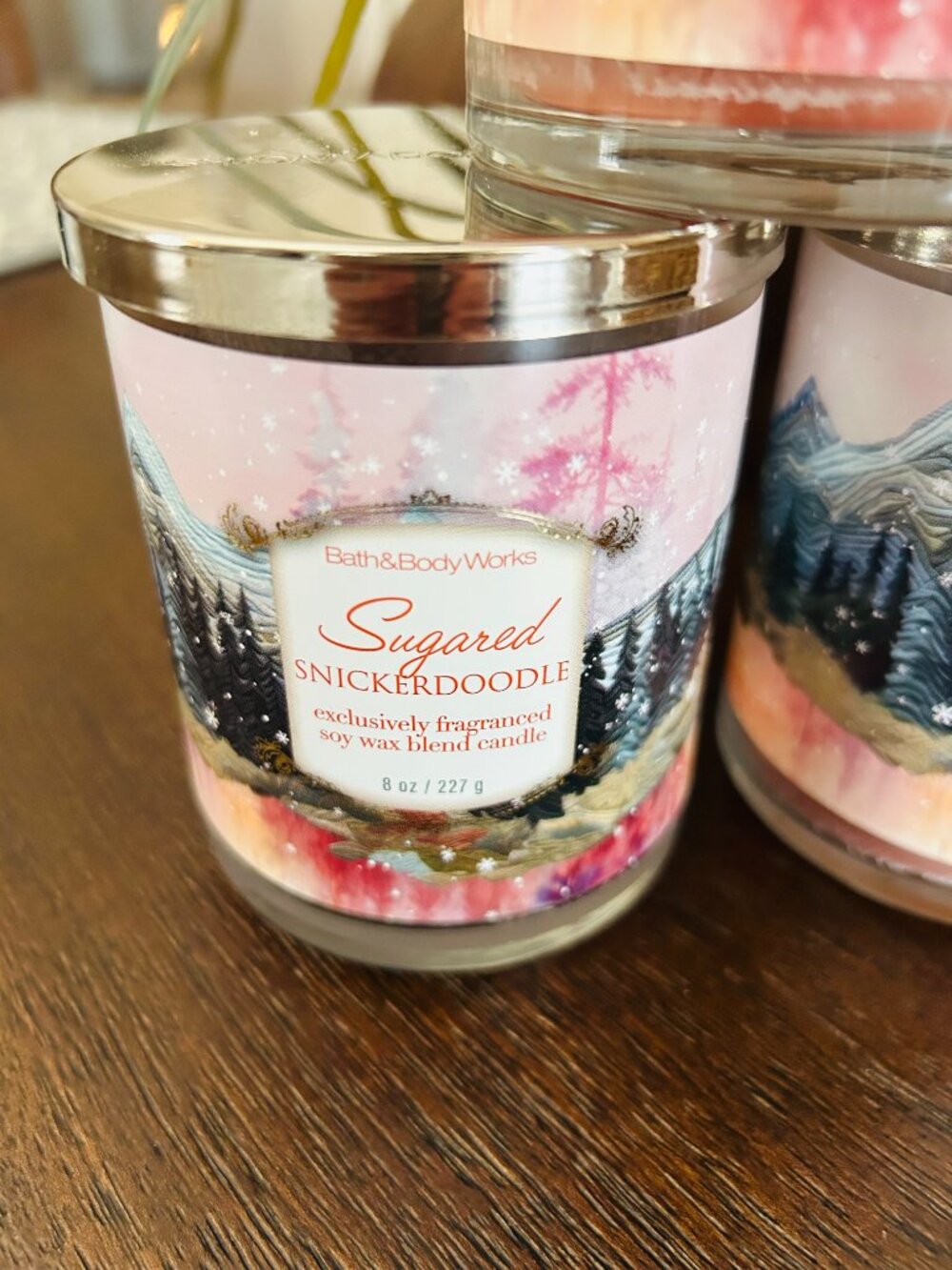 (3) Bath & Body Works Single Wick Sugared Snickerdoodle Candles 8oz - Picture 3 of 4